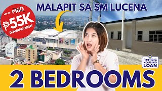 Two Bedrooms Malapit sa SM City Lucena  55K Downpayment na lang MagkakaBAHAY kana [upl. by Parlin]