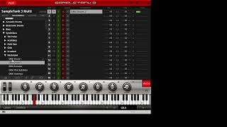 SAMPLETANK 3 SYNTH BASS  playing around with preset [upl. by Adnoved]