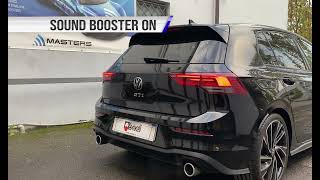 Sound booster PRO VW Golf 8 GTI  Kufatec active sound [upl. by Nothgiel]