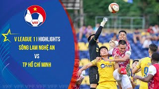 Highlights I SLNA vs TPHCM quotSông Lamquot tiến gần suất playoff trụ hạng [upl. by Arianna]