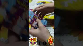 Partido de cartas adrenalyn Barça vs Mallorca [upl. by Sirrom]