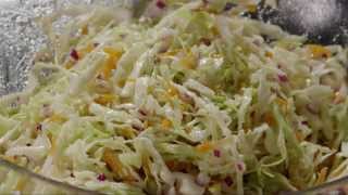 How to Make Cabbage Coleslaw  Allrecipes [upl. by Ayhtin754]