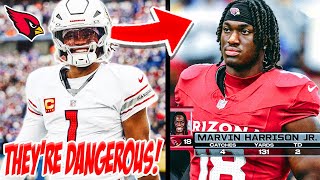 Marvin Harrison Jr And Kyler Murray TORCHED THE RAMS Arizona Cardinals Week 2 Highlight Breakdown [upl. by Enamrahs205]