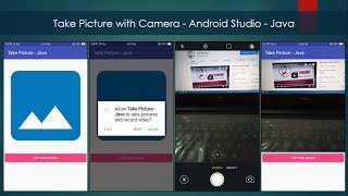 Take Picture with Camera  Android Studio  Java [upl. by Ludwog]