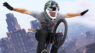 EPIC GTA 5 BMX Stunt Montage [upl. by Thomasa]