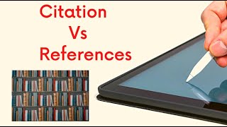 Citation vs Reference  Citation  Referencing for beginners [upl. by Bonnette]