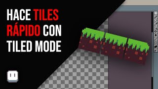 Hacer TILES en ASEPRITE con Tiled Mode  Pixel Art para Principiantes [upl. by Collins]