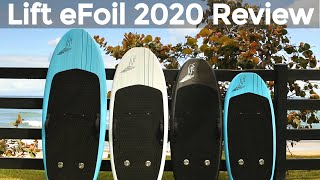 Lift eFoil 2020 Review Electric Flying Surfboard [upl. by Eednus]