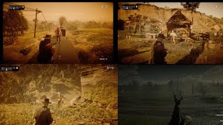 Dualing Gunslingers in RDR2 Billy midnight Emmit Granger and more [upl. by Ten]