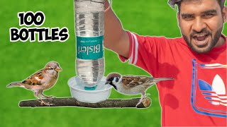 Making 100 Bird Feeder  गर्मी मे चिड़िया के लिए पानी [upl. by Lonnie918]