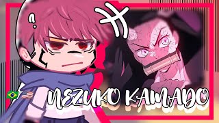 •Sukuna Jujutsu Kaisen react to Nezuko Kamado• KNY gacha club 🇧🇷🇺🇸 [upl. by Lienad772]