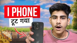 iPhone टूट Gaya 😭 ₹150000 Loss [upl. by Wiencke]