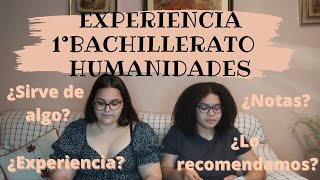 EXPERIENCIA 1° BACHILLERATO HUMANIDADES  LATÍN GRIEGO LITERATURA UNIVERAL [upl. by Ayahsey]