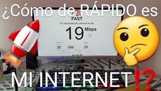 ⏱🚀 Como MEDIR VELOCIDAD de INTERNET TEST de VELOCIDAD de INTERNET [upl. by Donahue]