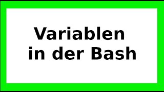 Linux Bash und Variablen setzten Systemweit export  Linux Tutorial [upl. by Farnham]