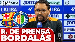 BARCELONA  GETAFE  BORDALÁS rueda de prensa PREVIA [upl. by Alleuol604]