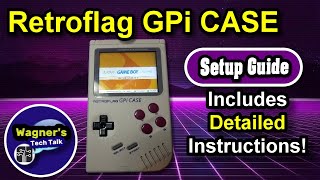 RetroFlag GPi Case Setup RetroPie Pi Zero W with MAME GB NES Guide [upl. by Rashida260]