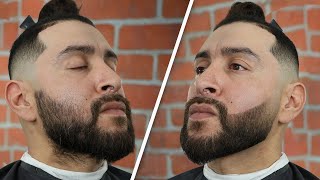 How to Shape a DUCK TAIL BEARD  Beard Enhancement  Barber Tutorial [upl. by Annauj]