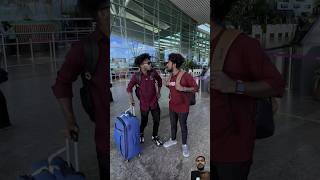 Airport per train 😂 comedy funny riyalfull jokes prank [upl. by Eserehs340]