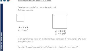 3ème  AGRANDISSEMENTS REDUCTIONS  Agrandissements et réductions daires [upl. by Short]