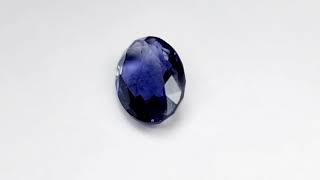 IoliteCordierite Neeli Gemstone 624ct India AK00101 [upl. by Aihsekat]