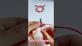 Cómo hacer pulseras con pepitas nudos intercalados y nudo corredizo fácil y rápido  Manualidades [upl. by Esiole784]