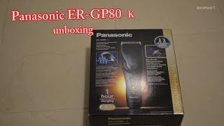 Unboxing Panasonic ERGP80 Hair Clipper ASMR [upl. by Annoek931]