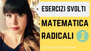 Parte 1  esercizi sui radicali [upl. by Harewood]