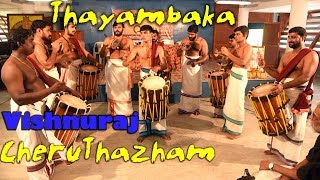 Thayambaka By Cheruthazham Vishnuraj At Agrashala Paramekkavu [upl. by Intruok557]