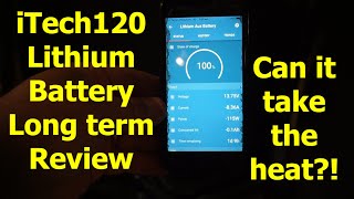 Lithium Battery Long Term Review  itechworld 120 Under Bonnet Installation [upl. by Mahmud]