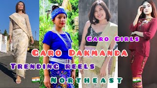 Beautiful Garo Girls In Garo Dakmanda Sunday dress  Trendingreels 🇮🇳 [upl. by Cresida]