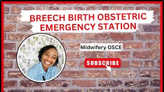 Breech delivery Midwifery OSCE [upl. by Jonna]