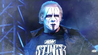 ● Sting Custom AEW Titantron 2021 feat  quotArrivalquot [upl. by Adilen]