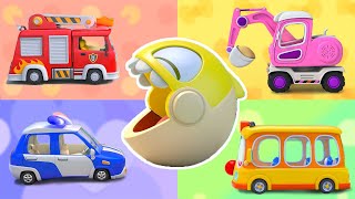 Learn Colors with Street Vehicles  Vehicles Song  Nursery Rhymes amp Kids Songs  BabyBus [upl. by Handy169]