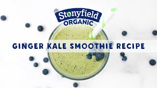 Ginger Kale Smoothie Recipe [upl. by Hoy]