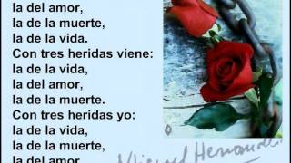 MIGUEL HERNANDEZ POEMAS [upl. by Lysander]