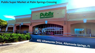 Shopping at Publix in Altamonte Springs at Palm Springs Crossing  Florida Store 742 [upl. by Wilone]