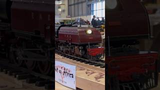 livesteam garratt locomotive at the national garden railway show [upl. by Yleoj]