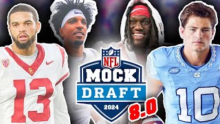 2024 NFL First Round Mock Draft For All 32 Picks 80 Post Scouting Combine Edition  TPS [upl. by Wilhelmine532]