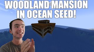 Minecraft  WOODLAND MANSION IN OCEAN EPIC SEED  Nether Portals amp Shipwrecks Java Edition [upl. by Blank210]