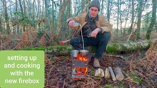 Deliciouse firebox wood stove cooking [upl. by Rye]