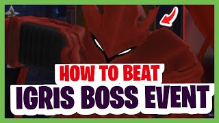 HOW TO BEAT IGRIS BOSS EVENT ANIME VANGUARDS Without Igris How To Beat Igris Boss Event Without [upl. by Ayouqat42]