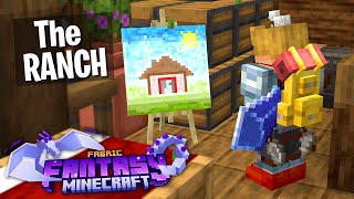 I Painted THE RANCH In Minecraft Fantasy SMP [upl. by Neivad421]