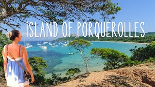 the island of porquerolles  great day trip in the french riviera HYÈRES [upl. by Ordnazil]