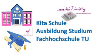 What is Fachhochschule  Grundschule  Gymnasium vs Realschule  Whats TU in Germany Studium [upl. by Whitelaw]