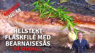 No 68  Fläskfilé med bearnaisesås på stekhäll  Kapten Mat [upl. by Kinnon787]