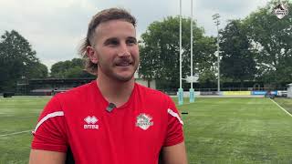 PREVIEW Jack Campagnolo previews Super League Round 20 fixture vs Catalans Dragons [upl. by Llerrahs8]