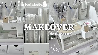 MAKEOVER 🖇️ deskdecor  minimalistic  haul shopping amp shopee etc [upl. by Toor]