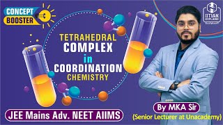 Tetrahedral Complexes in Coordination Chemistry  Explained by IITian  Jee Mains Advance  NEET [upl. by Ahsinev]