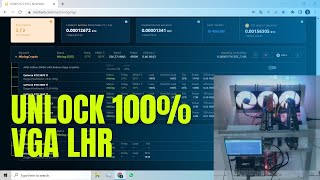 Nicehash QuickMiner Bisa Unlock 100 VGA LHR [upl. by Warthman]